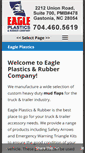 Mobile Screenshot of eagleplasticsmudflaps.com